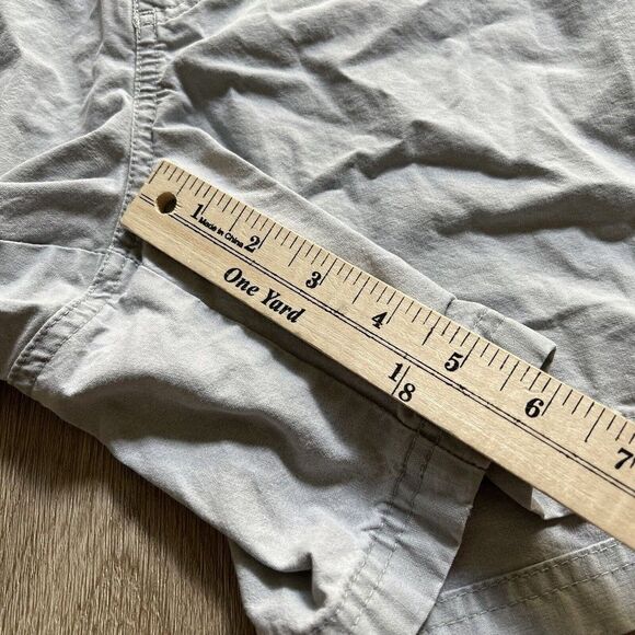 LL Bean Cargo Shorts Mens Size 44 Tropic Weight Comfort Waist Gray - Picture 4 of 7